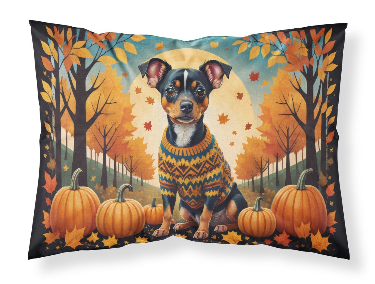 Miniature Pinscher Standard Pillowcase Lightweight Decorative Artwork